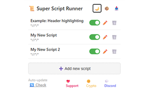 Super Script Runner :: A powerful tool for executing custom JavaScript on any website. Customize your web pages without ads or tracking.