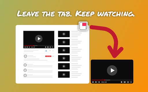 AutoPiP Enhanced :: Automatically enables Picture-in-Picture when you leave a YouTube tab.
