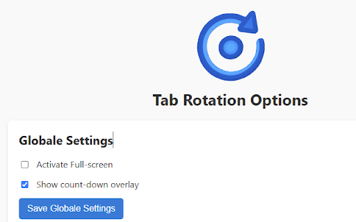 Tab Rotation :: Automatically rotates tabs with per tab settings including optional fullscreen mode, control overlay, and refresh of tabs.