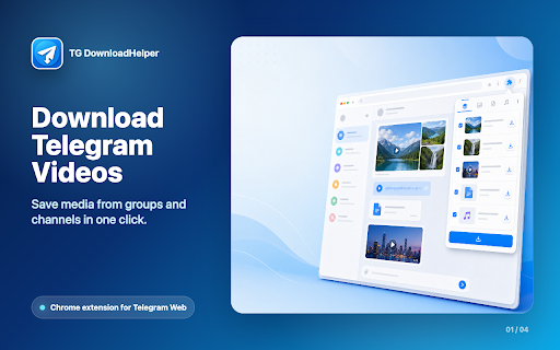 Telegram Video Downloader - TG DownloadHelper :: Download images, videos, and audio from Telegram Web with local browser-based media detection.