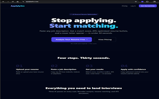 Applylytics Job Importer :: Import any job posting to Applylytics with one click. Works on LinkedIn, Indeed, Glassdoor, and more.