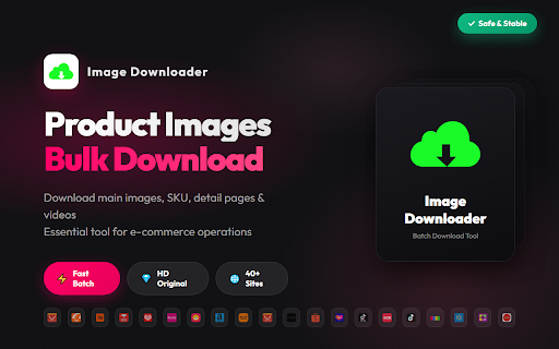 HD Image Downloader - Web Photo & Video Batch Saver :: HD image and video downloader. Detect HD originals, SKU photos, and videos from any webpage. Batch watermark-free ZIP export.