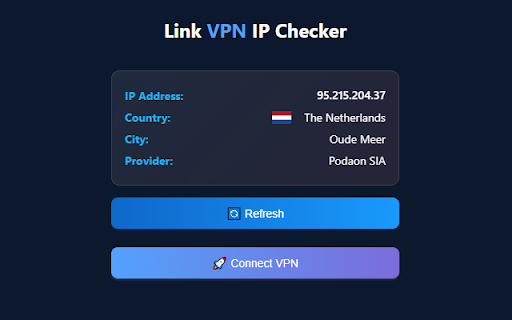 IP Checker by Link VPN :: Find out your IP address with the IP Checker by Link VPN extension!