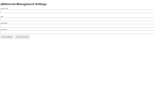 qBittorrent Manager :: remote qBittorrent manager
