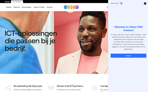 Odido CRM Connect :: Call notifications for various communications platforms.