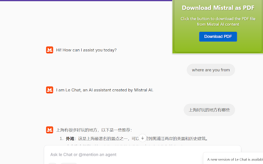 Mistral2Pdf - Convert Mistral AI to PDF :: Mistral2Pdf --Efficiently Convert Mistral AI Data to PDF Reports