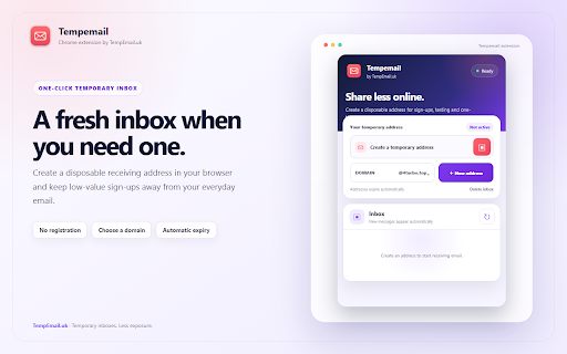 Tempemail :: Create a temporary TempEmail.uk inbox and receive messages directly in your browser.