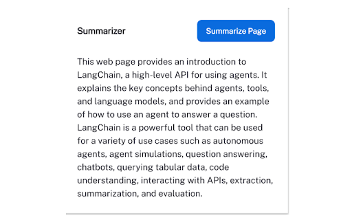 Summarizer :: OpenAI page summarizer