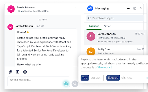 Whisper: AI Assistance :: Writing just got easier. Whisper gives you personalized guidance and instant text generation — right inside any app or website