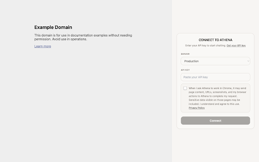 Athena in Chrome :: Use Athena to research, navigate, and complete tasks in your live Chrome tabs with your approval.