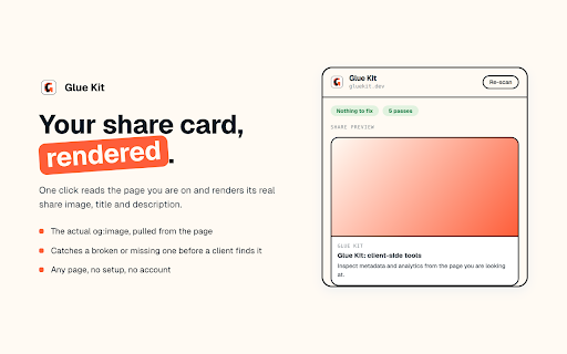 Glue Kit :: Inspect and manage your website from the page you are looking at.