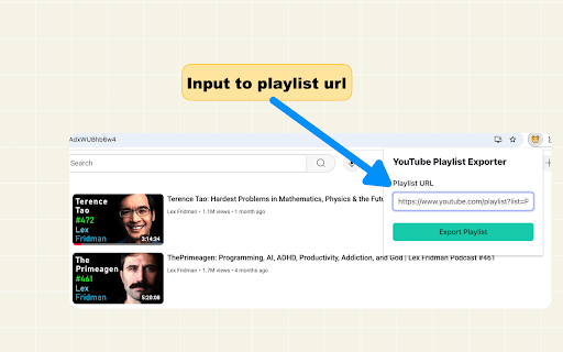 YouTube Playlist Exporter :: Export YouTube playlist information to CSV format