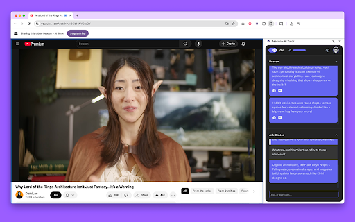 Beacon - AI Tutor :: An AI tutor that experiences everything you do.