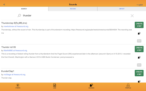 Vybit :: Personalized notification sounds — no browser tab required