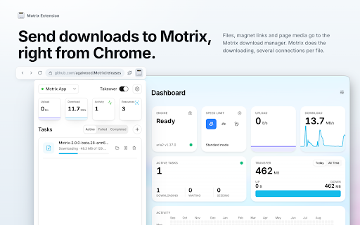 Motrix Extension :: The official Motrix browser extension. Send downloads to Motrix.
