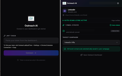 Outreach AI — Email Extractor :: Extract business emails from any website and send them to your Outreach AI dashboard for personalized cold outreach campaigns.