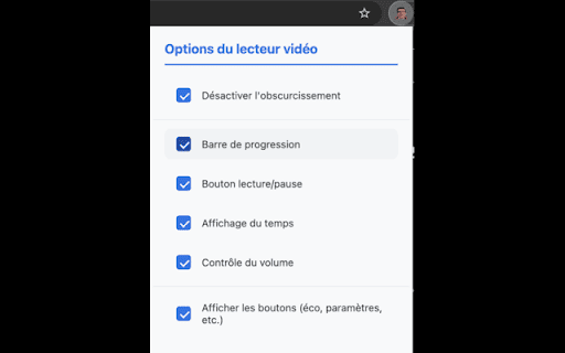 FranceTV Video Player Controller :: Gérez l'affichage des contrôles du lecteur vidéo sur France TV