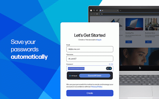 HP Omni :: HP Omni+ Password Manager extension provides secure, seamless password management built into your HP experience.