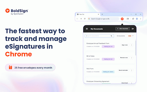 BoldSign: eSignature & Document Signing :: Send, sign, and manage documents. Get instant signing notifications directly from your browser toolbar.