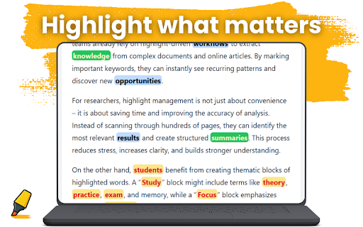 Highlight Buddy - Highlighter & Notes :: Highlight text on any website, add notes with comments, and manage everything in one dashboard.