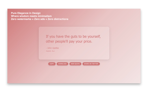 Quote of the Day :: Daily motivational and inspirational quotes about life from famous minds. Best quotes for personal growth and mindful living.