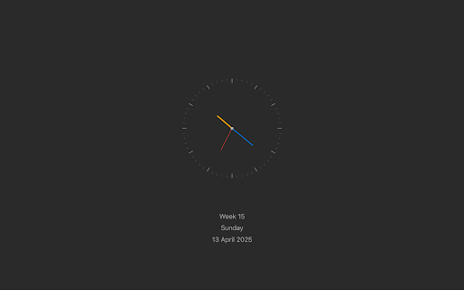 ZeitTab :: A sleek, modern clock for your new tab page.