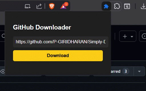 GitHub Downloader :: Download GitHub repos or subfolders with one click