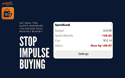 SpendLock for Amazon (MVP) :: Budget guardrails on Amazon to help you save money.