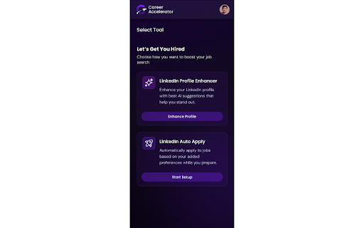 Devs Career Accelerator :: Connect your LinkedIn and Internshala profiles, and improve your LinkedIn profile with AI-powered suggestions.