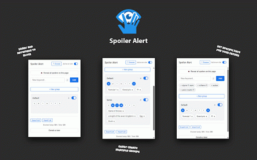 Spoiler Alert :: Hide spoilers across the web.