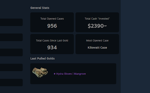 CS2 Case Stats - SteamTools :: Provides detailed stats about opened cases on CS2