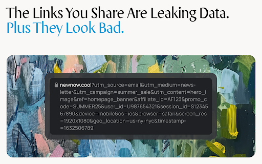 Clean URL Copier :: Copy the current URL without tracking parameters