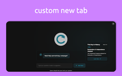 cleeqAI: Instant AI insights — stay 10 years ahead of your peers :: cleeqAI is your AI-powered browser assistant, simplifies your online experience, everywhere you go