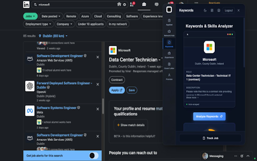 Mentorque AI Job Assistant :: AI-powered job application assistant that helps you find, apply for, and track jobs on LinkedIn, Indeed, Naukri, and Glassdoor.