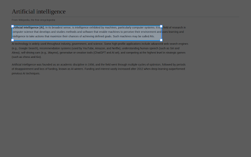 GrabText :: Select any area on screen and instantly copy the text. Works on YouTube, PDFs, images — anywhere.