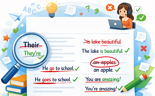 AI Grammar Checker & Writing Assistant :: Free AI grammar checker and spell check for error-Free Writing.