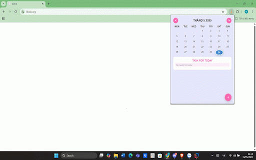 Daily Planner :: Manage daily tasks with a beautiful calendar. Add tasks with date/time, view on monthly calendar, and mark as completed.