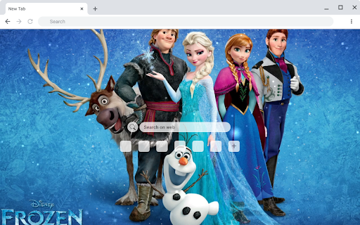 Disney Frozen Live Wallpaper :: Enter the enchanting world of Frozen with this magical Disney Frozen Live Wallpaper for your new tab.