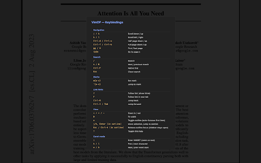 VimDF :: Navigate PDFs with Vim keybindings