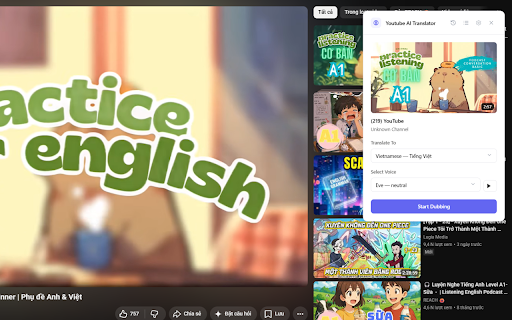 Youtube AI Translator :: AI-powered video translation for YouTube. Watch any video in your language.