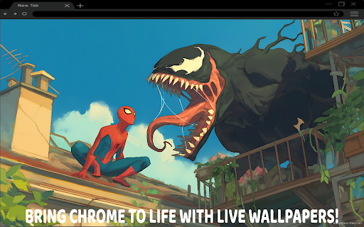 Spiderman Venom Ghibli Style Live Wallpaper :: 🕷️🎨 Spiderman and Venom reimagined in a dreamy Ghibli-style world full of magic and motion!