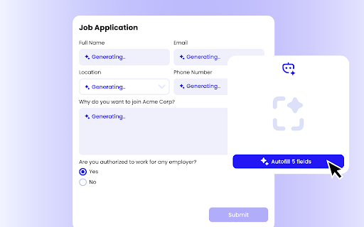 Applybot :: Applybot helps you apply to jobs in seconds by filling out forms at lightning speed.