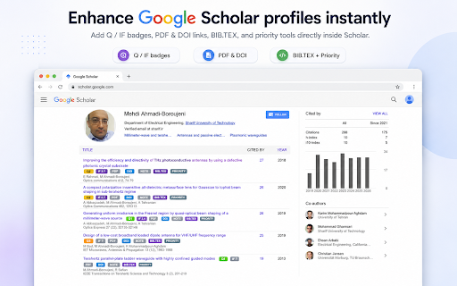 Scholar Research Library :: Free Google Scholar research tools with Q/SJR/IF, DOI/PDF notes, profile & library scanning, enrichment, and Excel export.