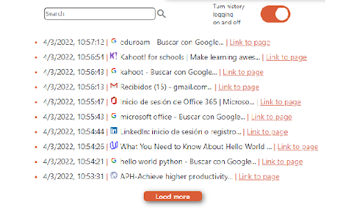 Advanced Project History :: Better organize your Internet history and make your browsing much more efficient.