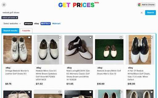 Get Prices :: An extension for finding the best product prices across online stores and marketplaces.