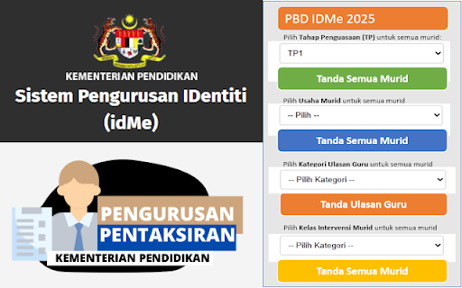 Pembantu PBD SPPB :: Membantu menanda TP untuk semua murid.