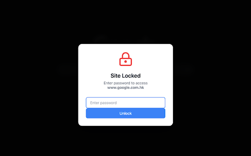 Site Locker - Website Blocker :: Blocks specified websites until the user enters a configured password.Session management, and smart domain blocking.