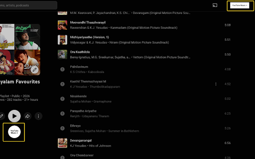 YouTube Music :: Chrome extension for YouTube Music with utilities to remove unavailable tracks, find replacements, and more.