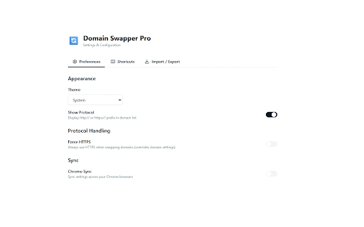 Domain Swapper Pro :: Quickly switch between environments (dev, staging, QA, production) while preserving URL paths