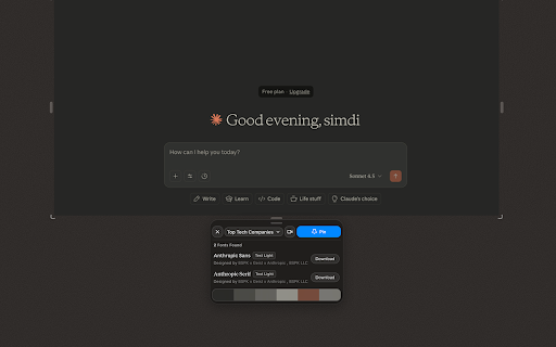Font of Web - AI Powered Design Inspiration & Clipper :: 🔍 See Inside Any Website
Fonts revealed instantly — Identify typefaces and download them in one click
Color palettes extracted —…